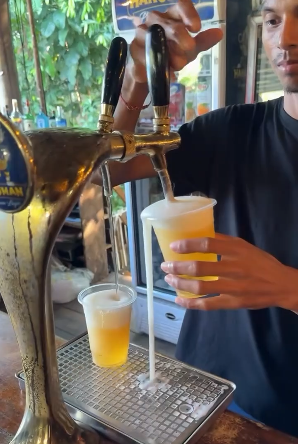 Free draught beer