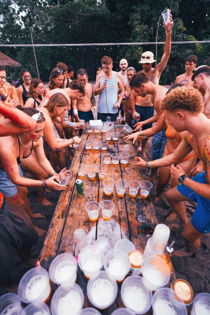 Flip cup at Nestival